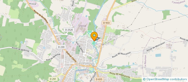 localisation de l'entreprise ACL  CASTELJALOUX