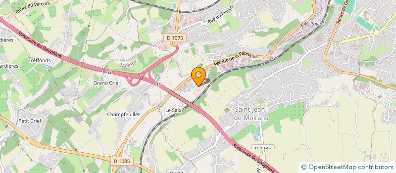 localisation de l'entreprise ACL  SAINT-JEAN-DE-MOIRANS