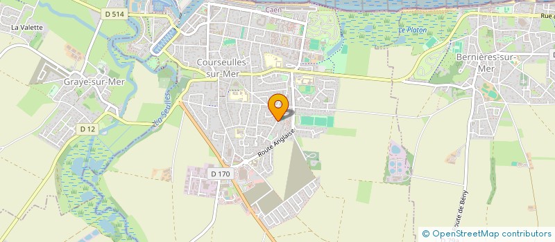 localisation de l'entreprise ACL  COURSEULLES-SUR-MER