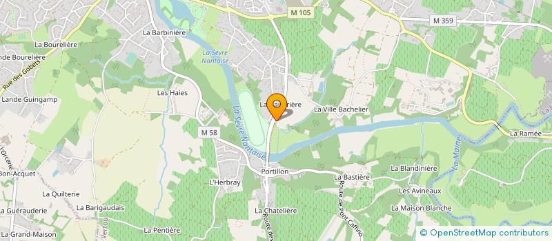 localisation de l'entreprise ACL  VERTOU