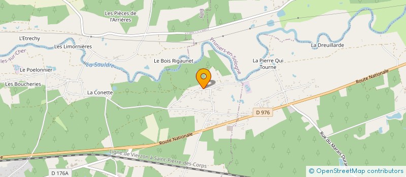 localisation de l'entreprise ACL  SELLES-SUR-CHER