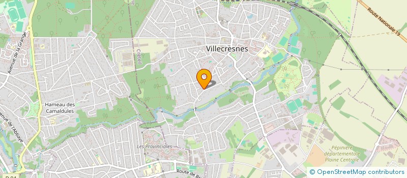 localisation de l'entreprise ACL  VILLECRESNES