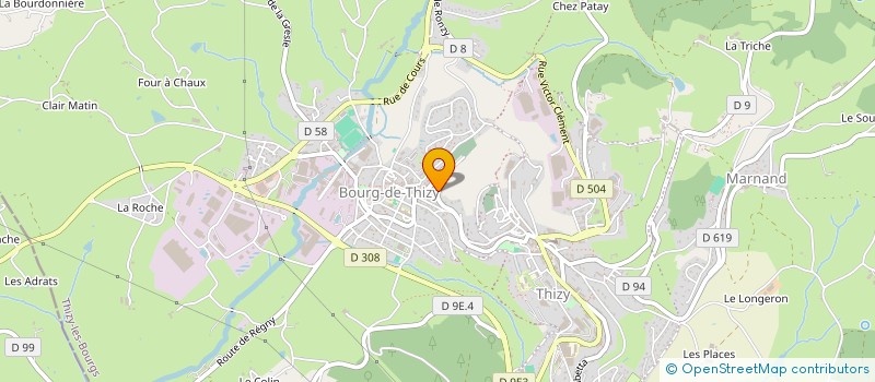 localisation de l'entreprise ACL  COURS