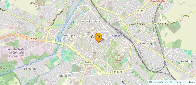 localisation de l'entreprise ACL  CAMBRAI