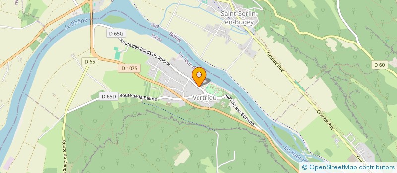 localisation de l'entreprise ACL  VERTRIEU