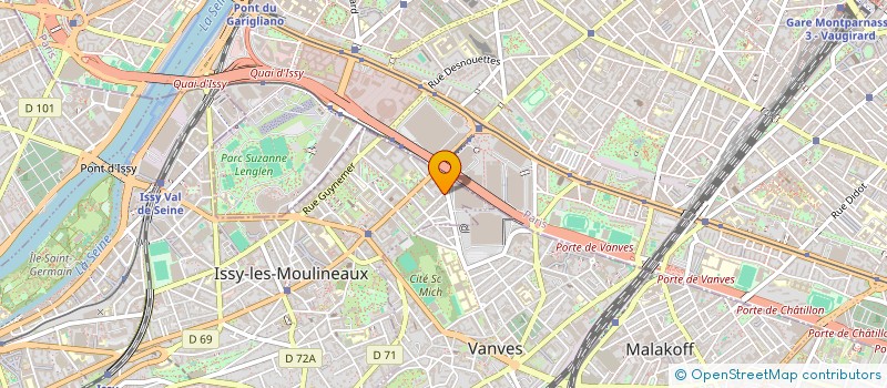 localisation de l'entreprise ACL à ISSY-LES-MOULINEAUX