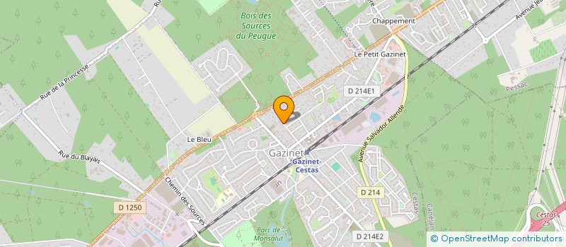 localisation de l'entreprise ACL ALAIN COLLO  CESTAS