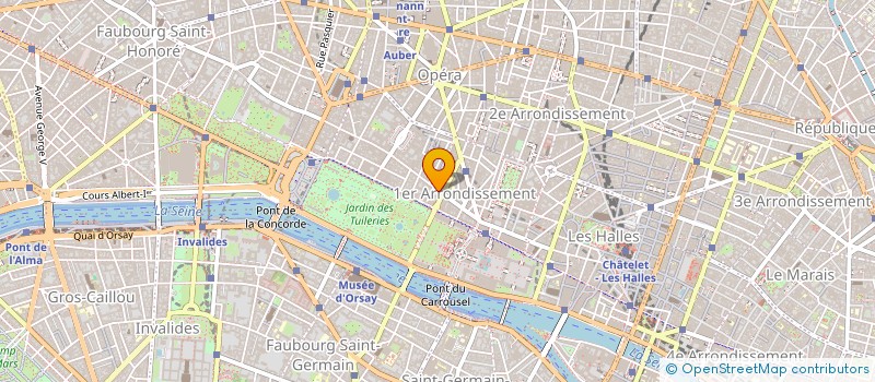 localisation de l'entreprise ACL & ASSOCIES  PARIS