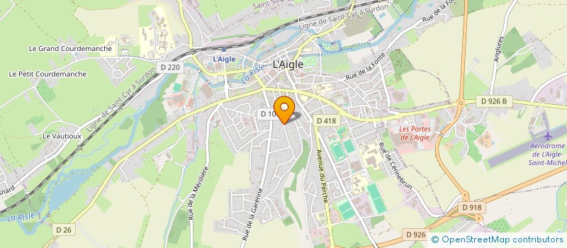 localisation de l'entreprise ACL BONMARTEL à L'AIGLE
