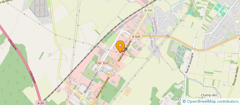 localisation de l'entreprise ACL CHATEAUROUX à SAINT-MAUR