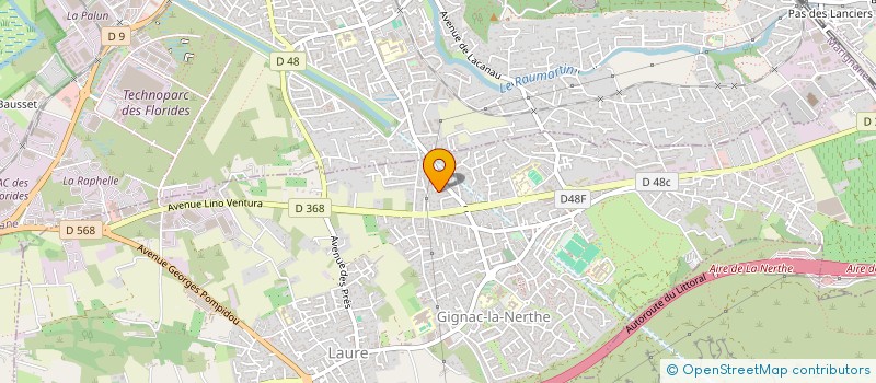 localisation de l'entreprise ACL CONSTRUCTION  GIGNAC-LA-NERTHE