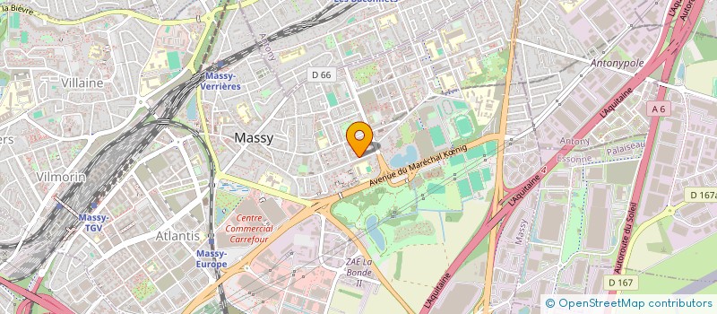 localisation de l'entreprise ACL-DATA à MASSY