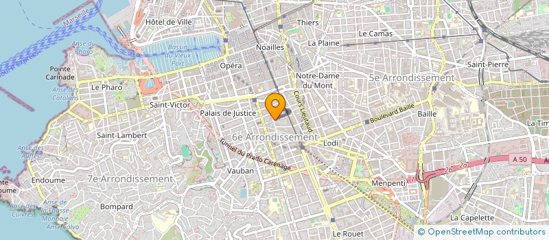 localisation de l'entreprise ACL DECORATION à MARSEILLE