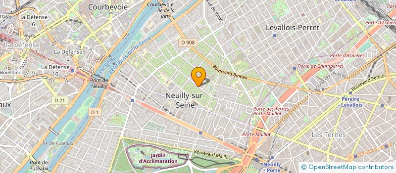 localisation de l'entreprise ACL DISTRIBUTION à NEUILLY-SUR-SEINE