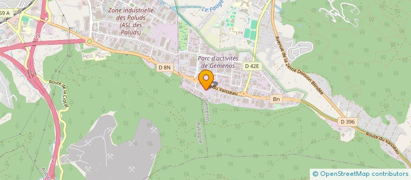 localisation de l'entreprise ACL EXTERIEUR à AUBAGNE