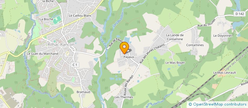 localisation de l'entreprise ACL GESTION  SAINT-LEONARD-DE-NOBLAT