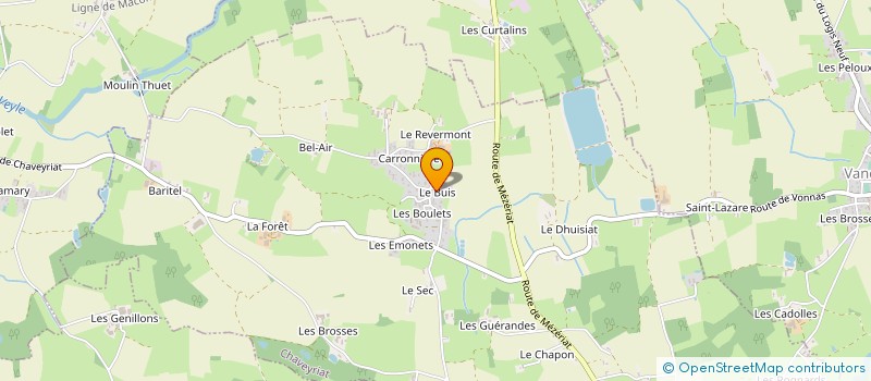 localisation de l'entreprise ACL HABITAT à CHAVEYRIAT