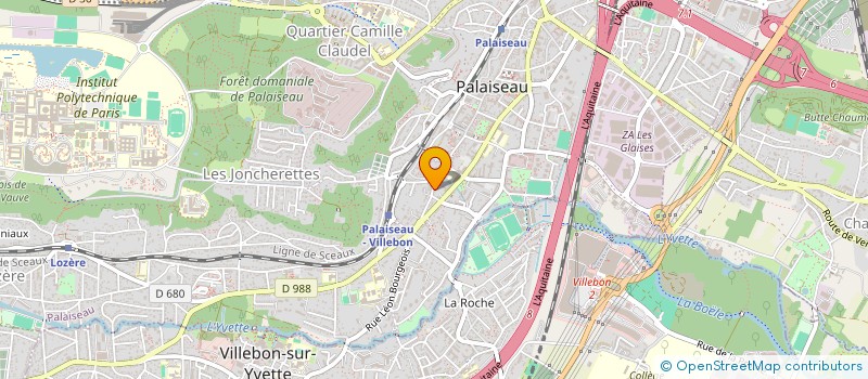 localisation de l'entreprise ACL IMMO à PALAISEAU