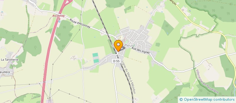 localisation de l'entreprise ACL IMMOBILIER  BOURG-LE-ROI