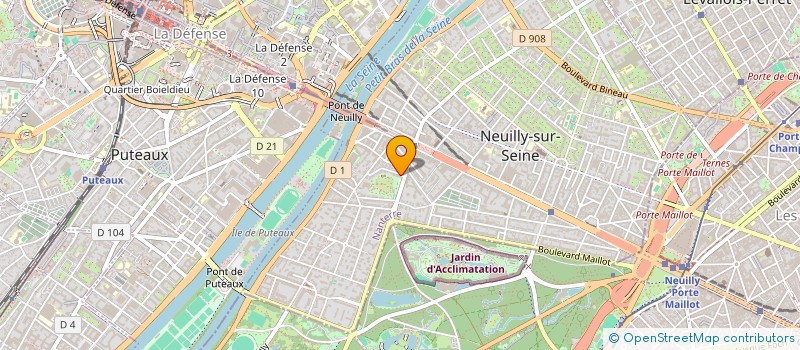 localisation de l'entreprise ACL INVEST à NEUILLY-SUR-SEINE