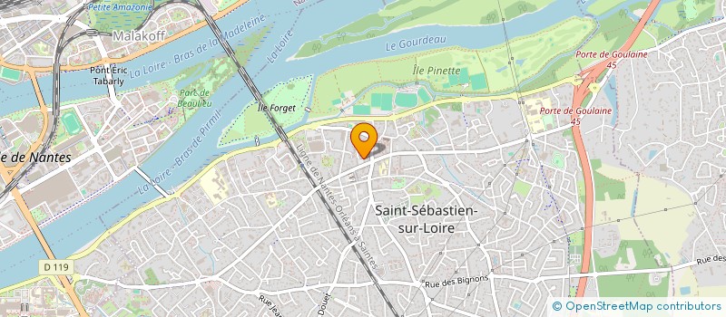 localisation de l'entreprise ACL INVESTISSEMENT à SAINT-SEBASTIEN-SUR-LOIRE