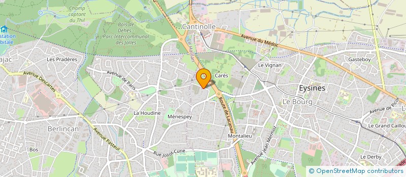localisation de l'entreprise ACL NETTOYAGE à EYSINES