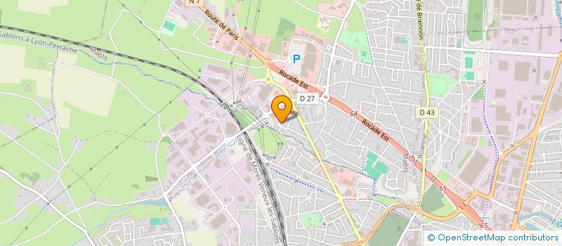 localisation de l'entreprise ACL PETANQUE  MABLY