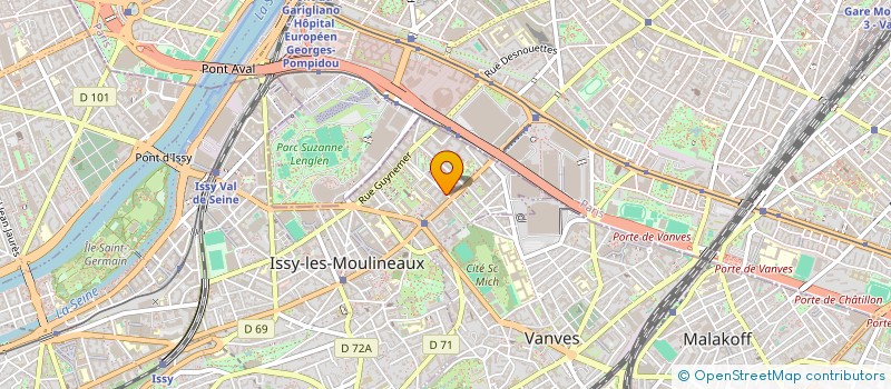 localisation de l'entreprise ACL RENOVATION à ISSY-LES-MOULINEAUX