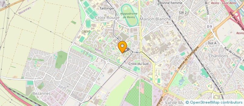 localisation de l'entreprise ACL SECURITE  REIMS