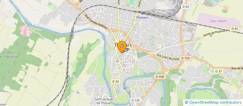 localisation de l'entreprise ACL THOUARS à THOUARS