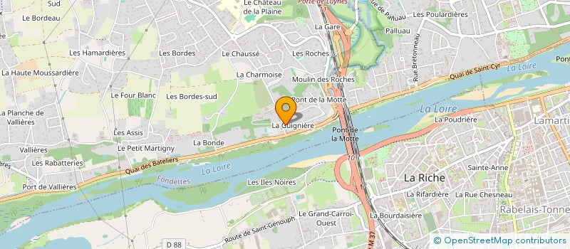 localisation de l'entreprise ACL TOURAINE (AGCE COMMUNICATION LOCALE) à FONDETTES