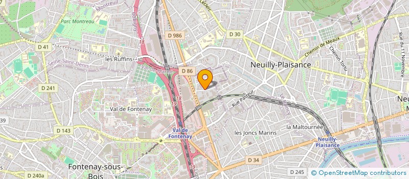 localisation de l'entreprise ACL2R à FONTENAY-SOUS-BOIS