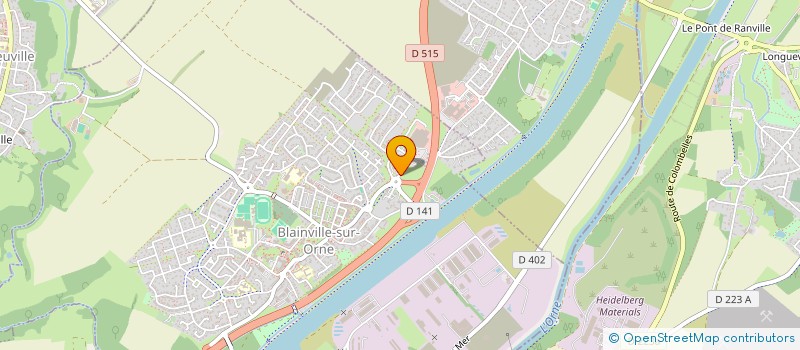 localisation de l'entreprise ACLA  BLAINVILLE-SUR-ORNE