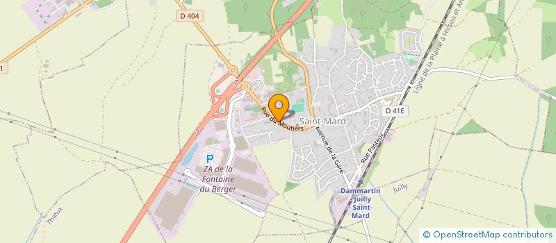 localisation de l'entreprise ACLA FRANCE POLYURETHANE à SAINT-MARD