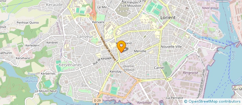 localisation de l'entreprise ACLB RACING  LORIENT