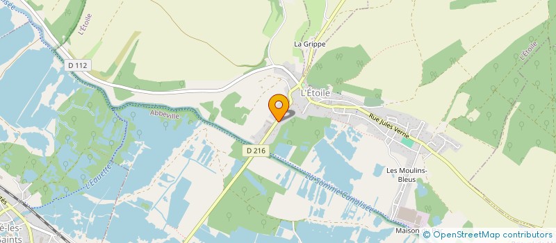 localisation de l'entreprise ACLC  L'ETOILE