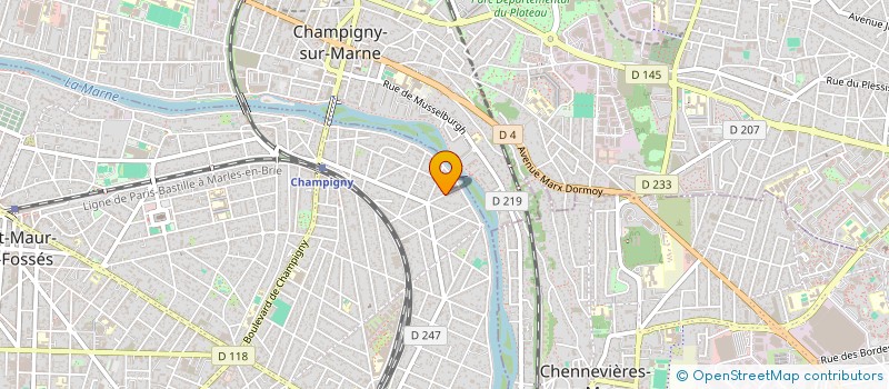 localisation de l'entreprise ACLEM à SAINT-MAUR-DES-FOSSES