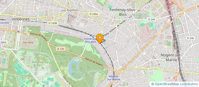 localisation de l'entreprise ACLIC INFO à FONTENAY-SOUS-BOIS