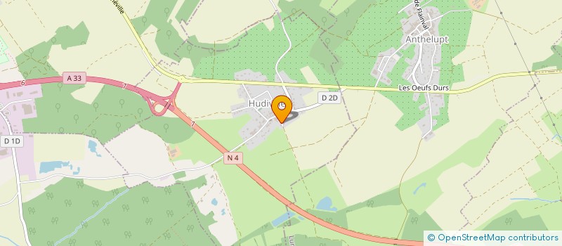 localisation de l'entreprise ACLIM GELEC à HUDIVILLER