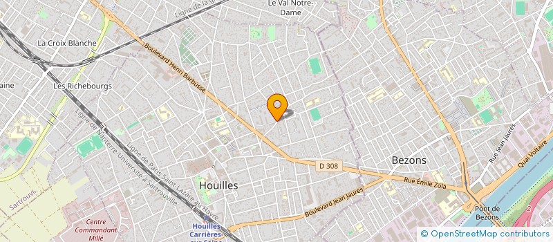 localisation de l'entreprise ACLITRA à HOUILLES