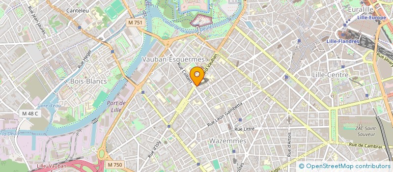 localisation de l'entreprise ACLIVD à LILLE