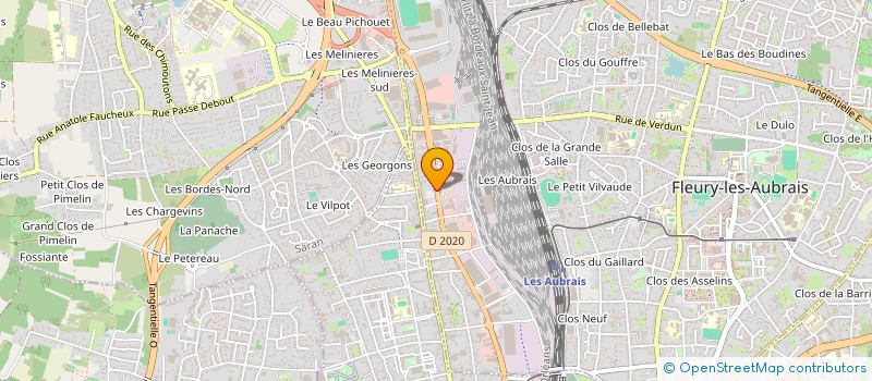 localisation de l'entreprise ACLJ à FLEURY-LES-AUBRAIS