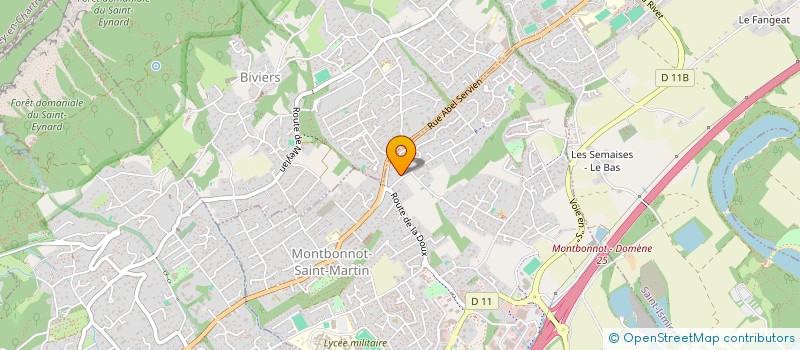 localisation de l'entreprise ACLJLL  MONTBONNOT-SAINT-MARTIN