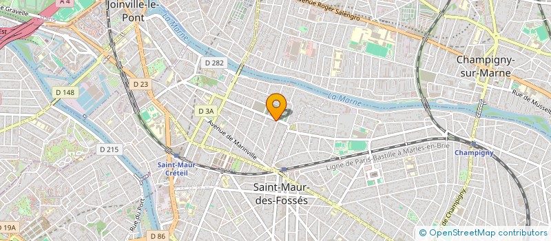 localisation de l'entreprise ACLM à SAINT-MAUR-DES-FOSSES