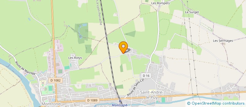 localisation de l'entreprise ACLM CONSEIL  SAINT-ANDRE-LE-PUY