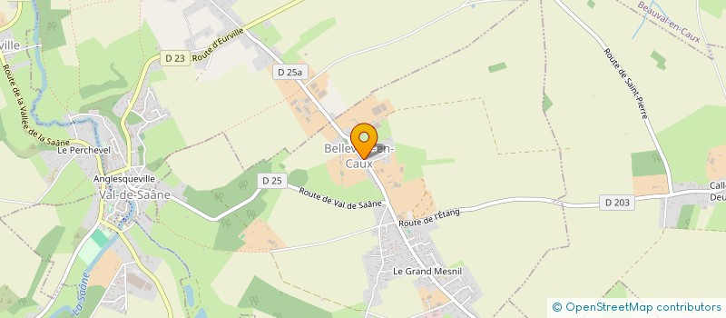 localisation de l'entreprise ACLM ELECTRICITE  BELLEVILLE-EN-CAUX