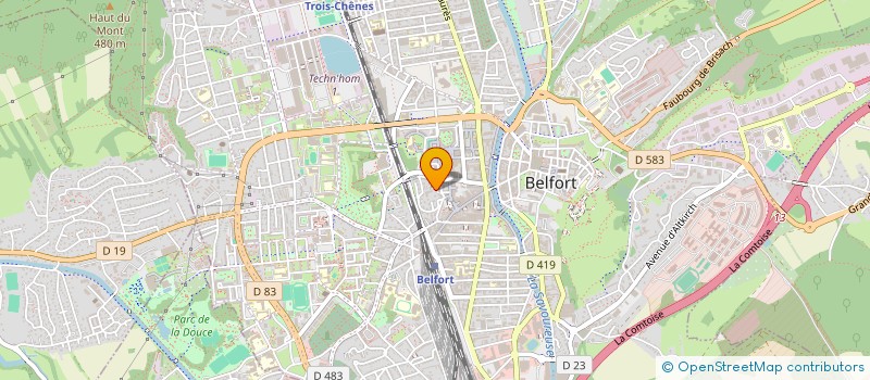localisation de l'entreprise ACLOTURE à BELFORT
