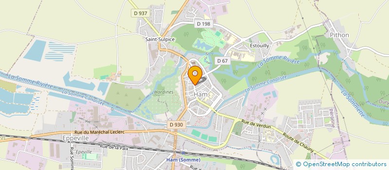 localisation de l'entreprise ACLP à HAM