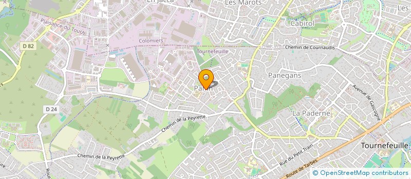 localisation de l'entreprise ACLP DE PAHIN  TOURNEFEUILLE