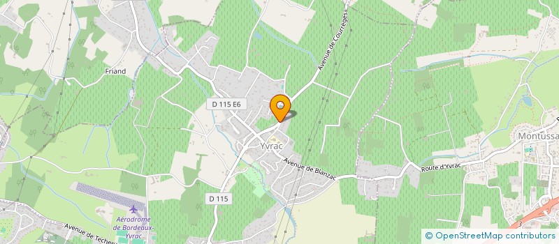 localisation de l'entreprise ACLP PATRIMOINE  YVRAC